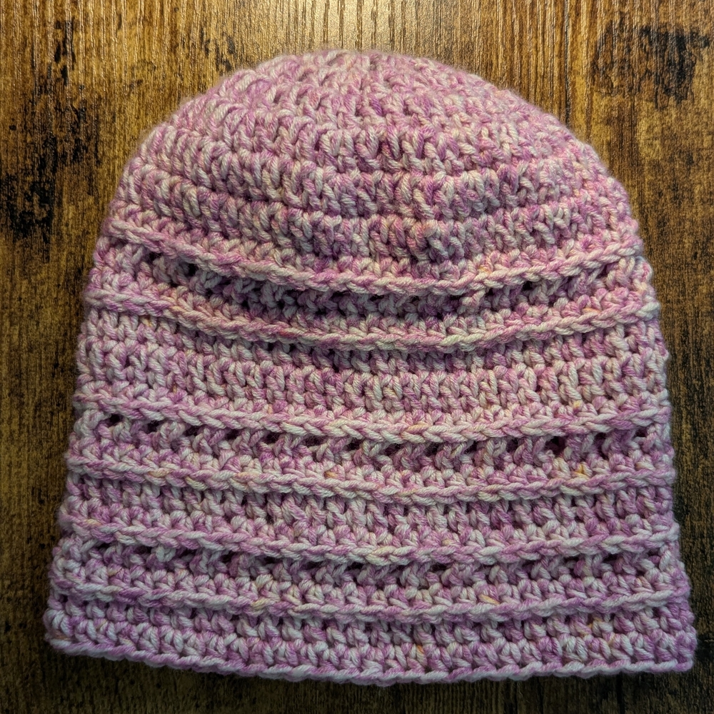 Handmade Pink Crochet Beanie